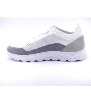 H GEOX SPHERICA WHITE/LT GREY